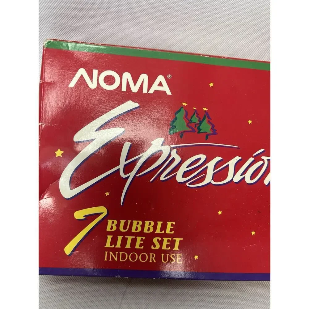 NOMA Expressions 7 Bubble Lite Set (Indoor Use) Lights Totals Works